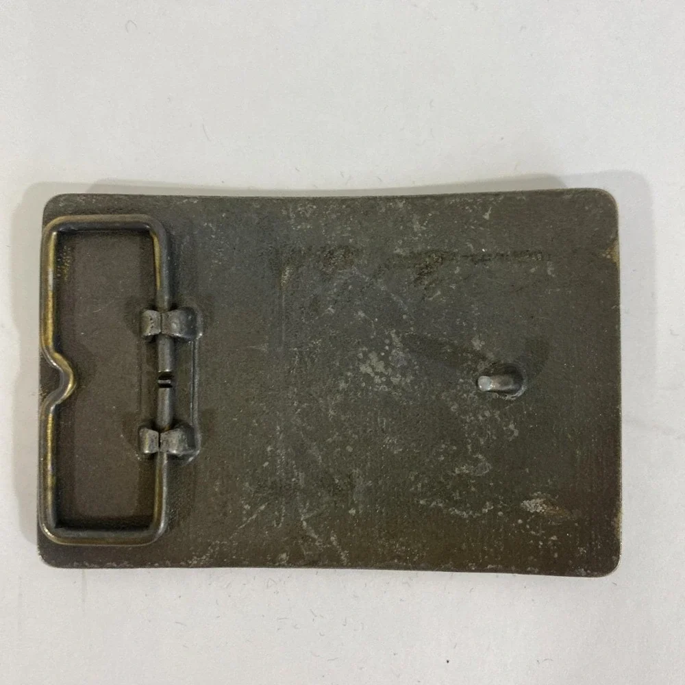 Vintage EUC‎ Euclid Dump Truck Heavy Road Equipment Tractor Brass Belt Buckle